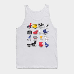 Have a seat in Bauhaus style and influence // print Tank Top